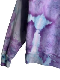 Image 12 of L Ladies/Junior's Sweatsuit Set in Purple Haze Ice Dye