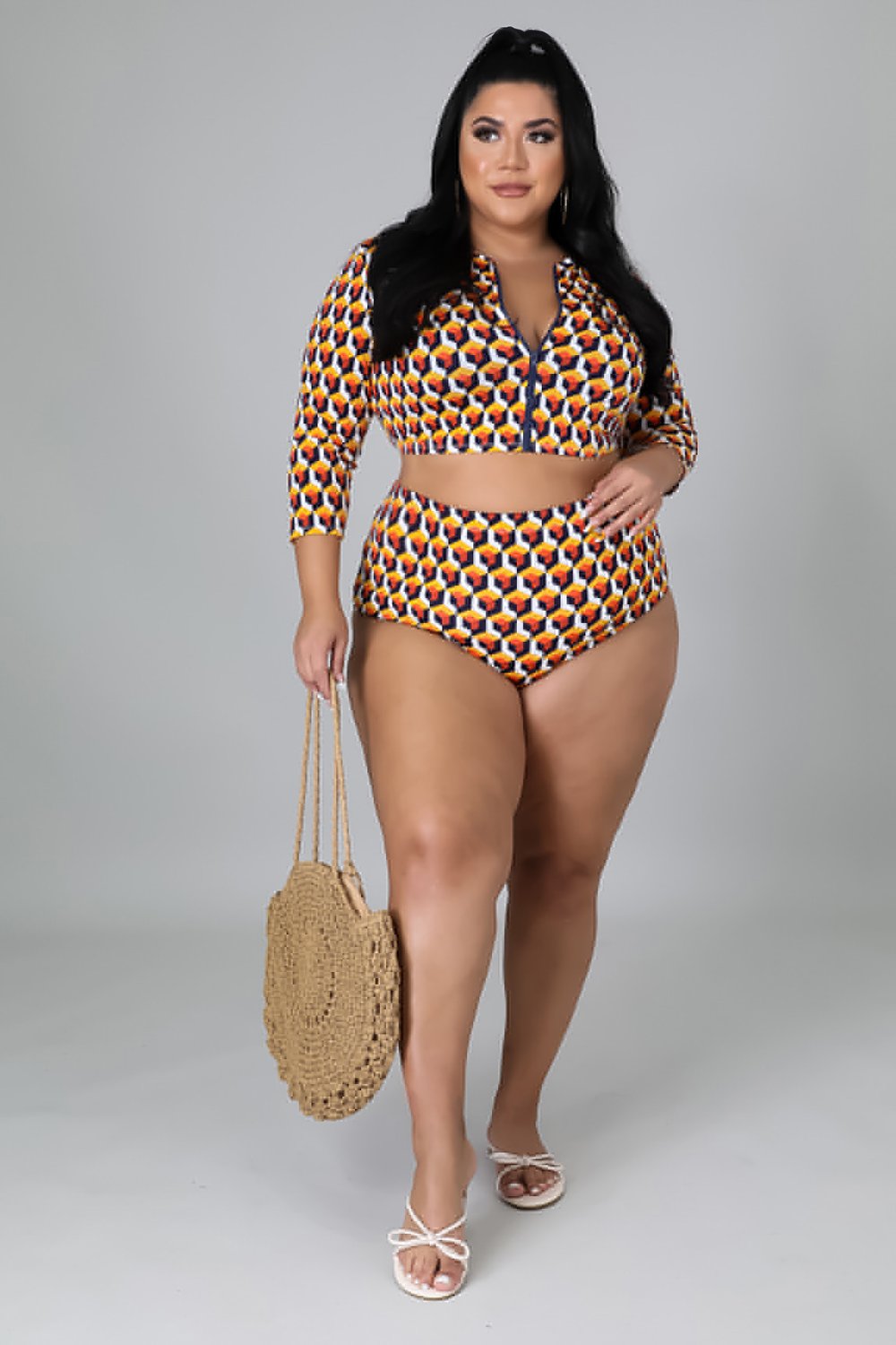 Image of Summer Vibe Plus 2 pc Swimsuit