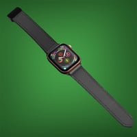 Image 4 of Apple Watch Leather Band w/Magnetic Buckle