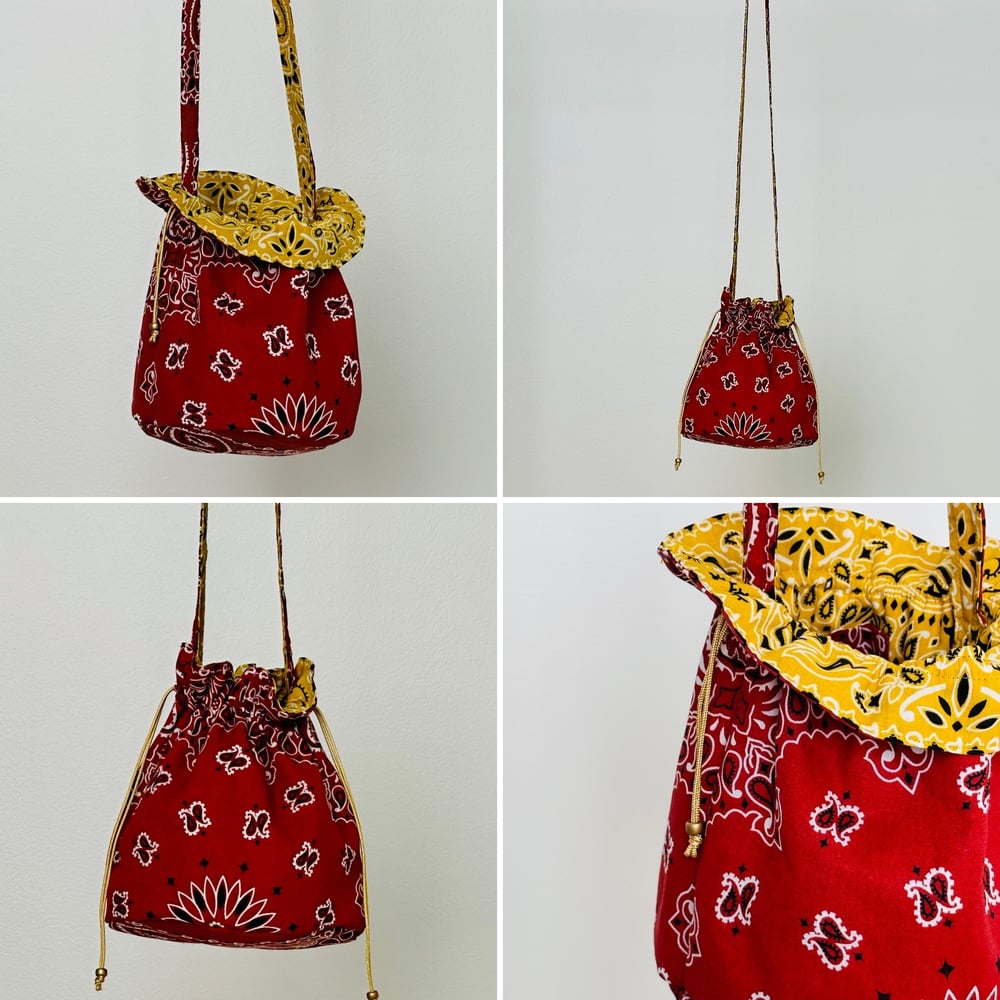 Image of Bandana bucket bag