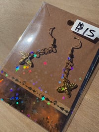 Image 3 of Honey Hex Earrings