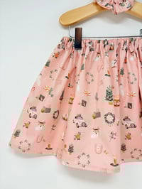 Image 2 of Jupette "Noël Scandinave" saumon