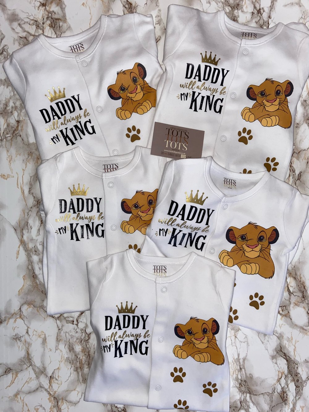 Daddy King Sleepsuit 