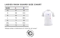 Image 3 of Break Legs rashguard  (black and colour) 