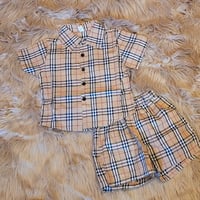 Plaid Short Set