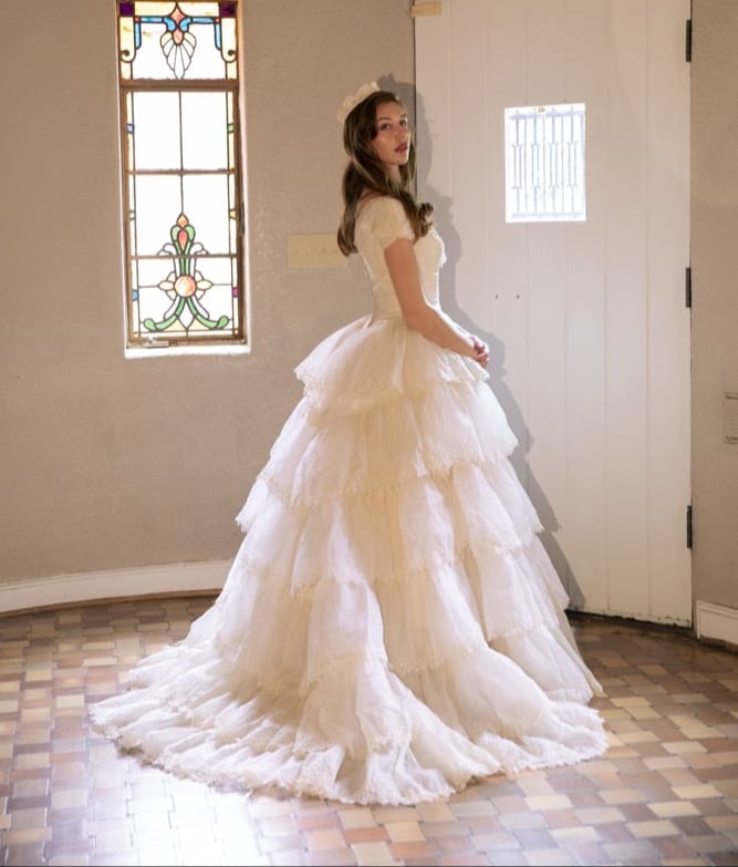 1950s Lucky Clover Gown | Estelle Amore 1950s Lucky Clover Gown | Estelle Amore