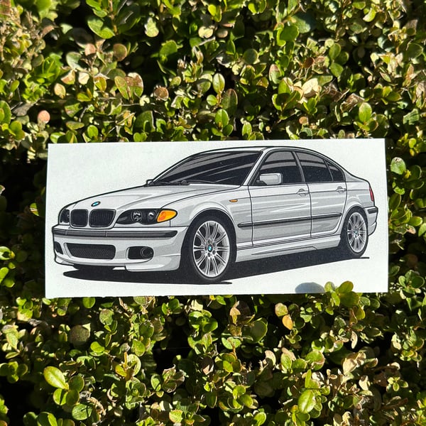 Image of KUWTB Kustoms E46 330i ZHP Decal Sticker