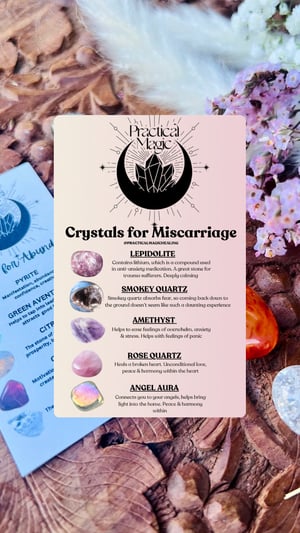 Image of Crystals For Baby Loss - Miscarriage