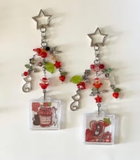 Image 1 of Strawberry Cat Keychains