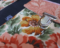 Image 2 of sac fleur rose 