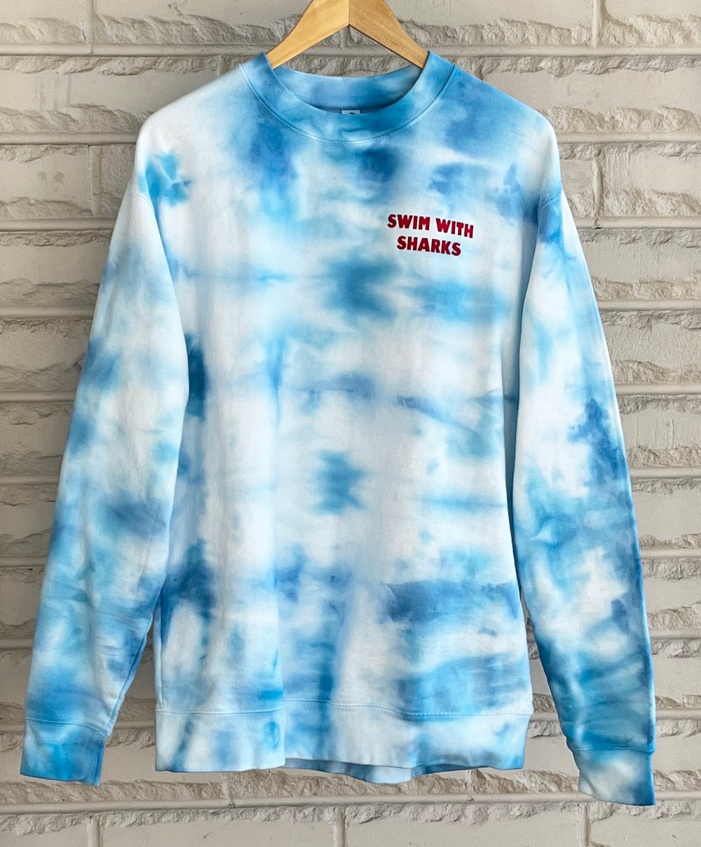 Jaws Tie Dye Crew
