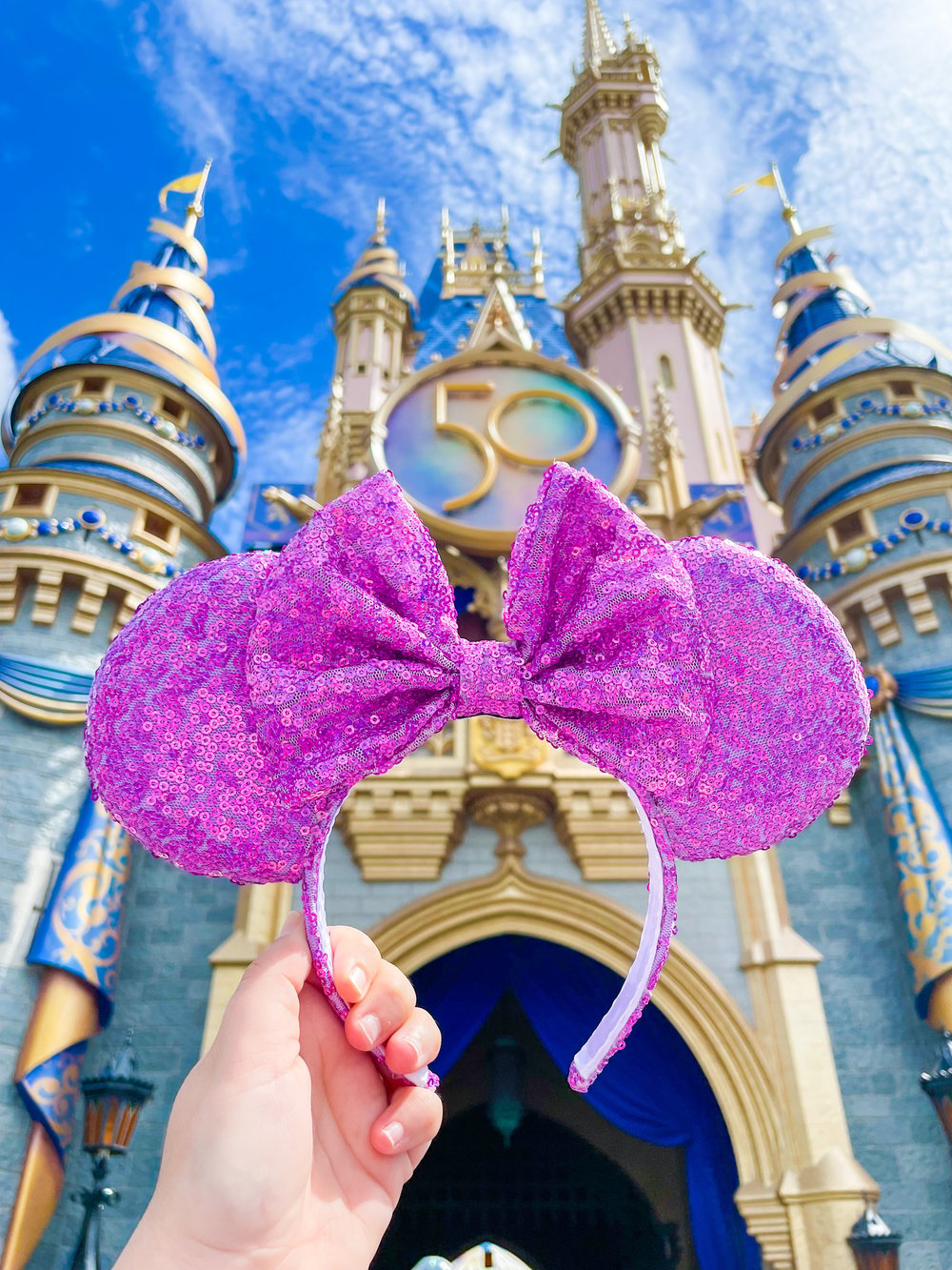 Image of Punzie Purple Holographic Ears