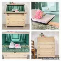 Image 5 of Vintage Pine Bureau white washed REQUEST A CUSTOM ORDER TODAY