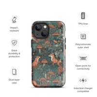 Image 16 of Boho Nature Cottagecore Inspired Fox Among Mushrooms Tough Case for iPhone®