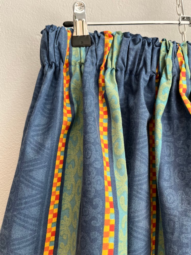 Image of Blue with stripes skirt (xs-xxl)