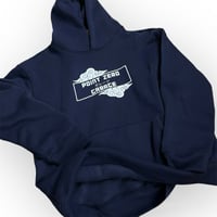 Image 3 of Premium Navy Blue Kitsune Koi V2 Hoodie