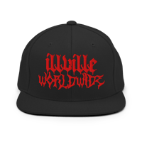 Image 2 of illville Worldwide Snapback (Red Logo)