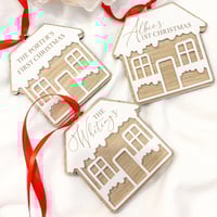 Christmas House Ornament