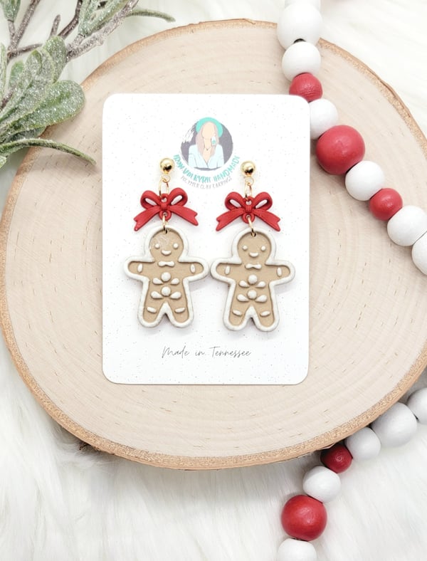 Image of Scandinavian Gingerbread Earrings