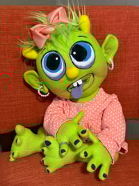 Image of Bitzy Fae, Lime Green Monster Girl