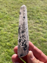 Image 1 of Mongolian Quartz With Hematite Flowers #1958