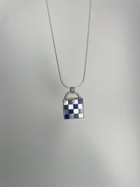 Image 4 of Square Checkered Necklace  
