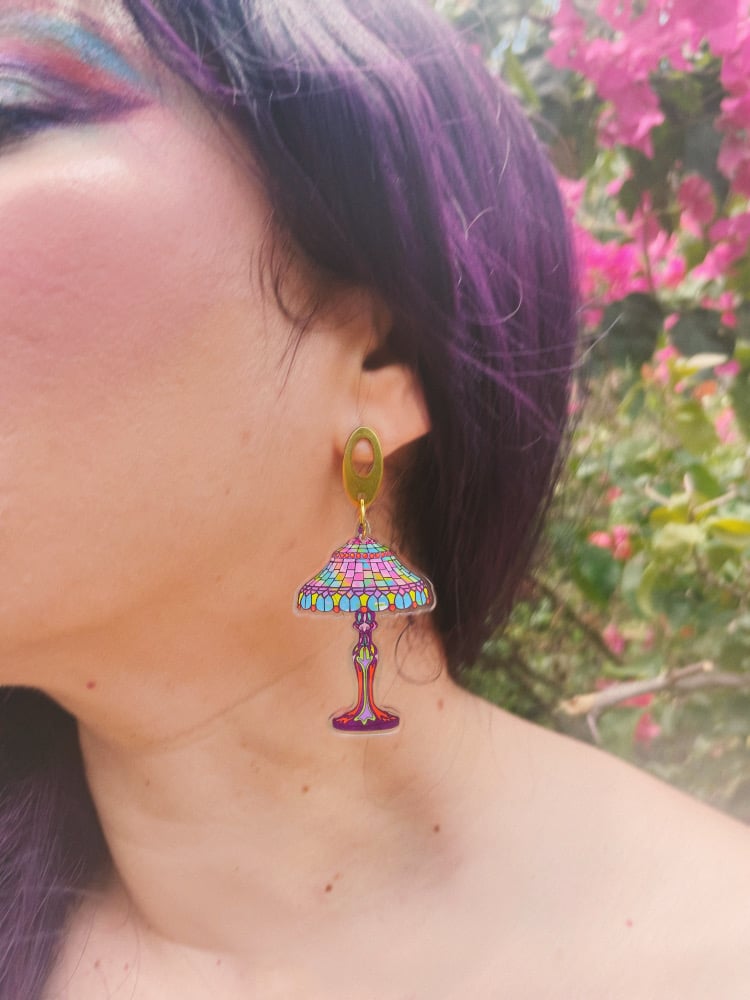 Image of Tifanny Lamp earrings
