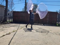 Image 3 of Healing worship flags - Sweet Communion(pink) Adult