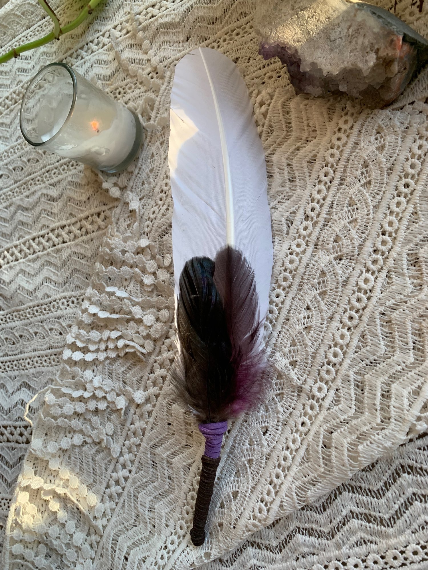Image of Daily grace~Smudge feather large Free US Shipping