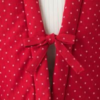 Image 2 of Kids Hanten Jacket/ Red dots