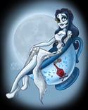Teacup Emily | Corpse Bride inspired 8x10 Archival Matte Print 