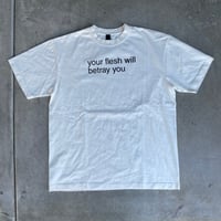 Image 1 of YFWBY simple white tee