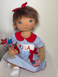 Image 3 of Liberty. 27” USA 250th Girl