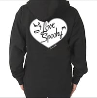Image 1 of I Love Spooky Zip Up Hoodie 