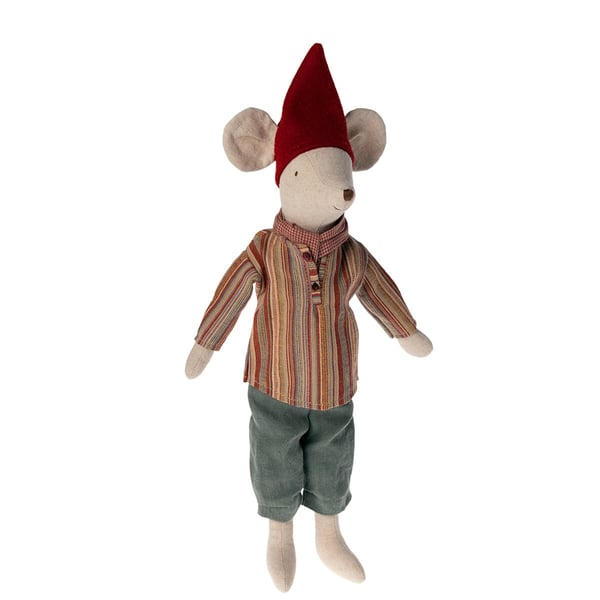 Image of Maileg - Christmas Mouse Medium Boy