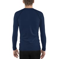 Image 4 of RXI Logo Men's Navy Rash Guard