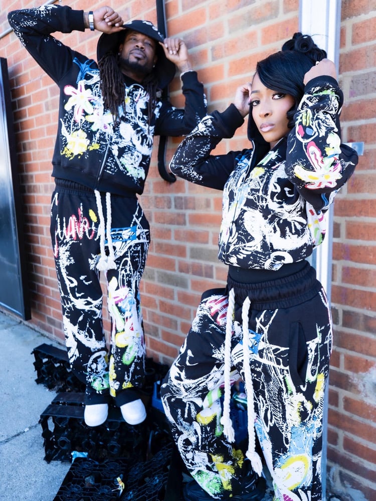 Image of DJA Graffiti Sweat Suit
