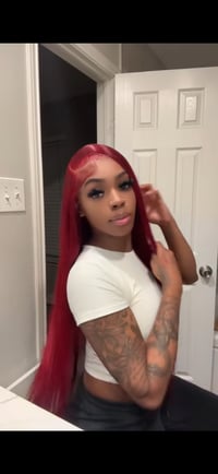 Image 5 of Burgundy 30inch 13x4