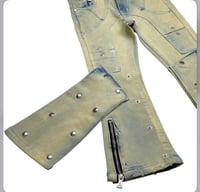 Image 3 of CUBAN LINK LIGHT KIDS STACKED RIVETS