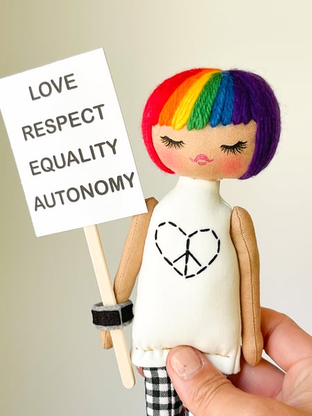Image of RESERVED FOR JOEY Pride Collection Little Doll Revel