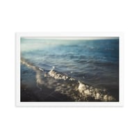 Image 1 of "Waves of Light" Framed poster