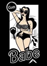 Goth Babe- Art Print