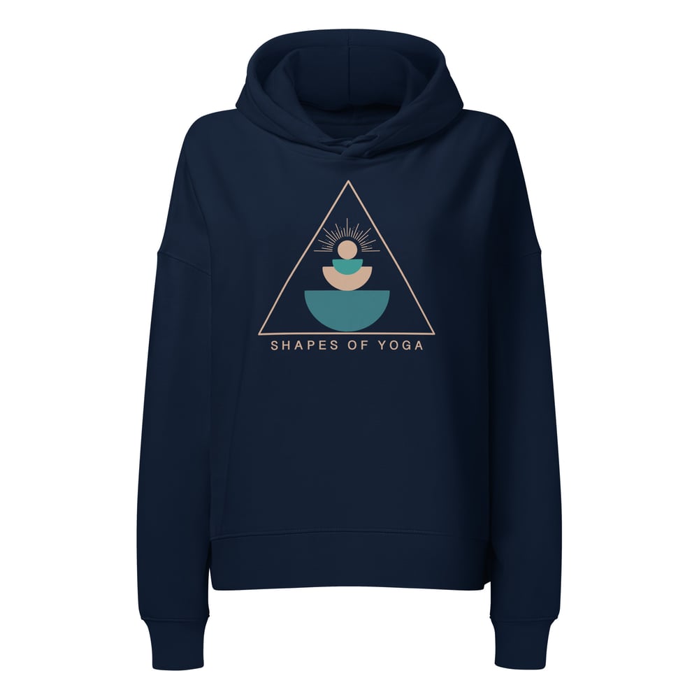 Women’s organic mid-weight hoodie - Shapes of Yoga