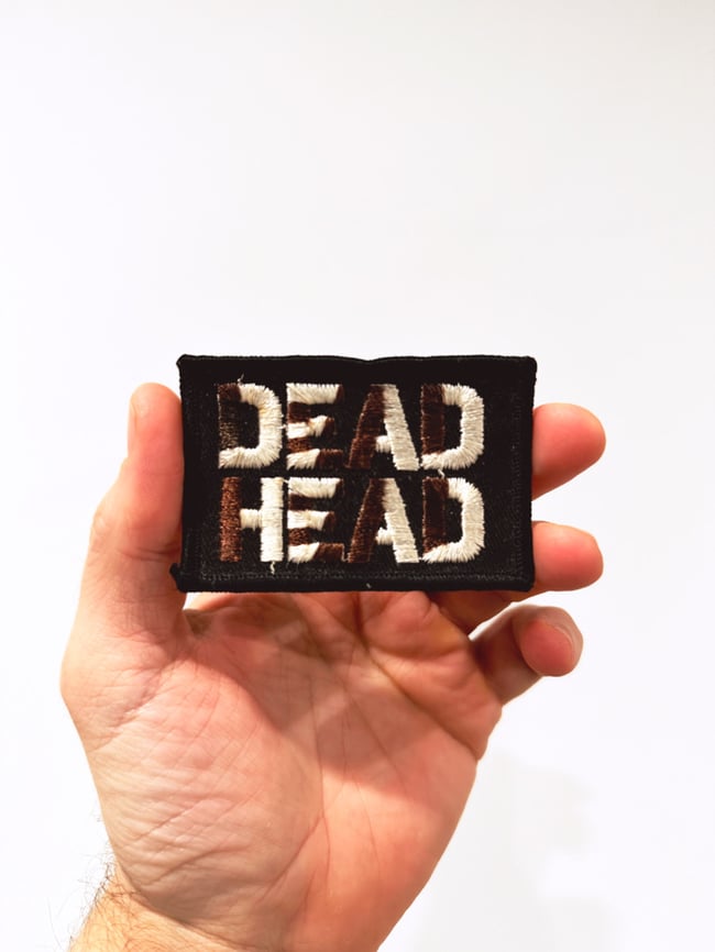 Grateful Dead 80s DEAD HEAD 3” Patch