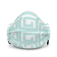 Image 2 of TIFFY BLUE GEO Premium face mask