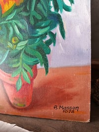 Image 3 of Peinture pot d'oeillets d'Inde 