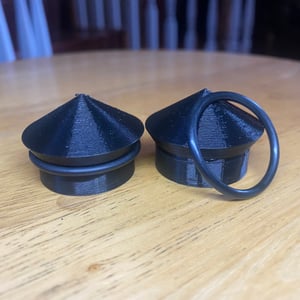 Image of Honda Ruckus Frame Cap Covers 3D Printed
