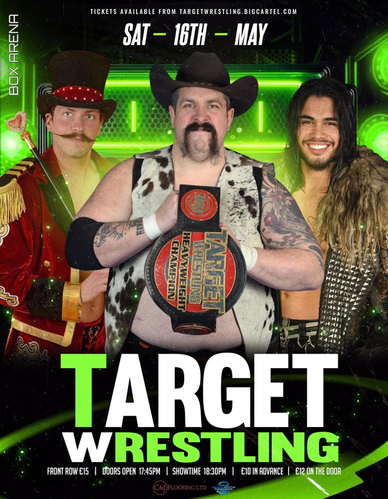 Image of Target wrestling live in Carlisle-May 16th-front row ticket