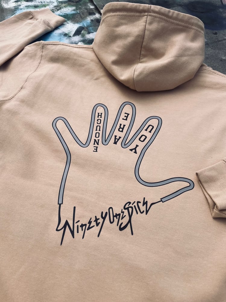 Image of Nude You Are Enough Hoody