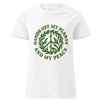 Image 3 of Hands Off My Plants And My Peace Tee